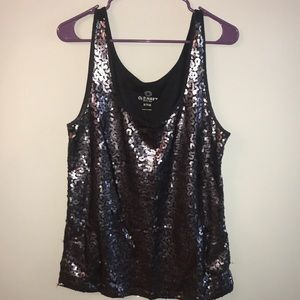 Sequin tank top